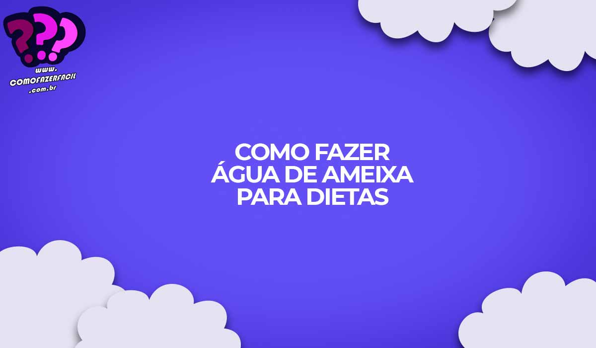 como faze agua de ameixa para dietas