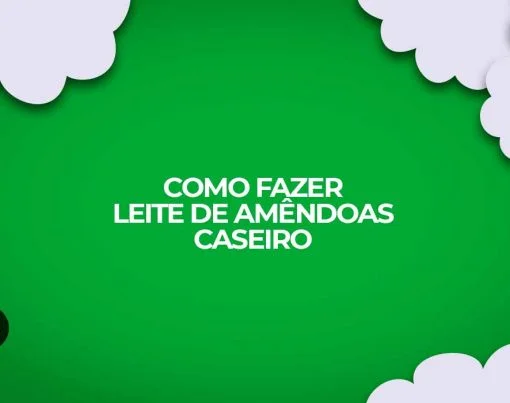 como fazer leite de amendoa