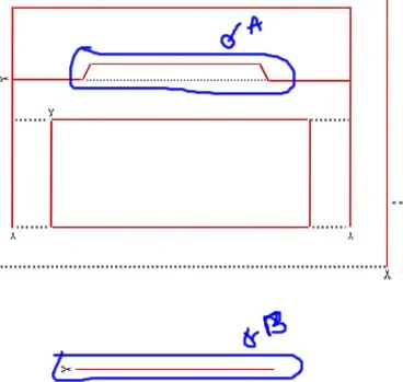 molde cartao 3d