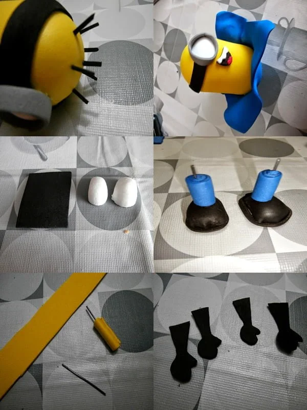 como fazer minion eva 3