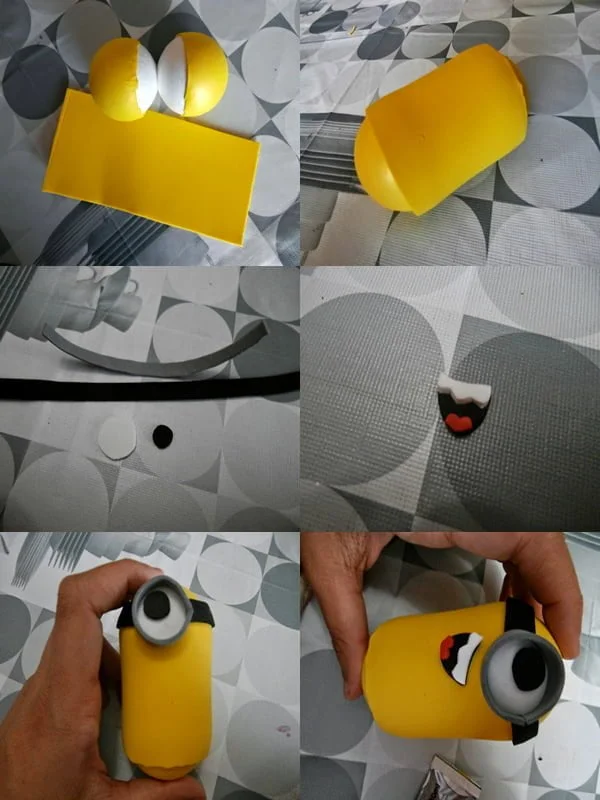 como fazer minion eva passo a passo
