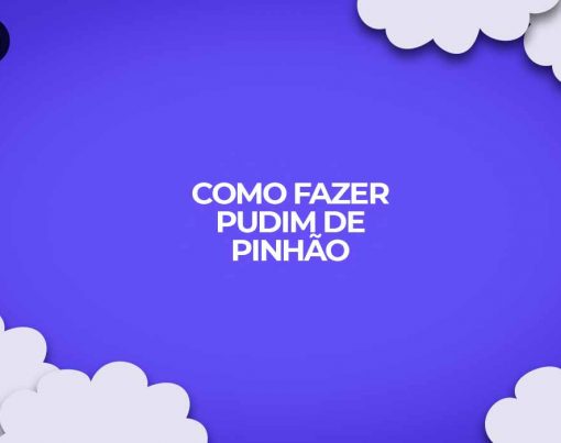 como fazer pudim de pinhao