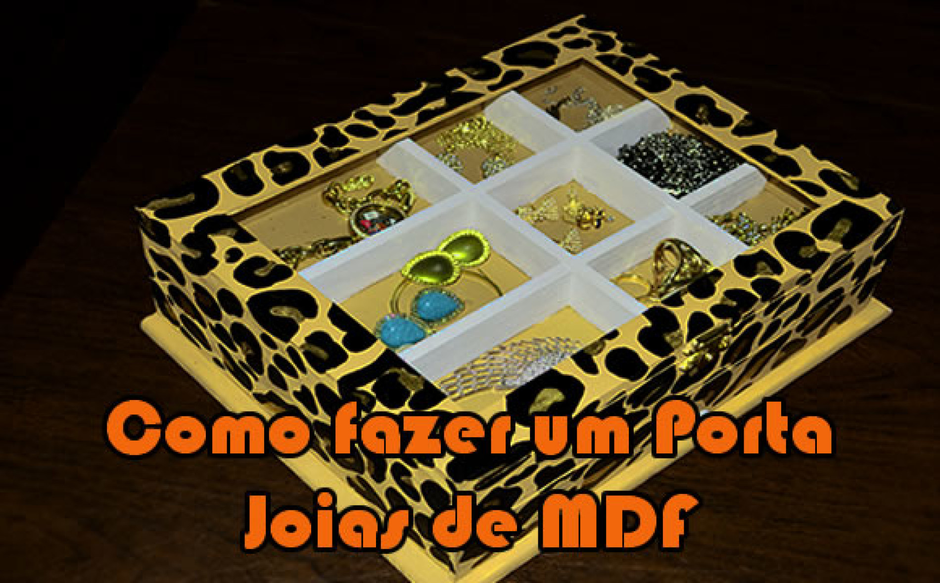 Como fazer um porta jóias DIY