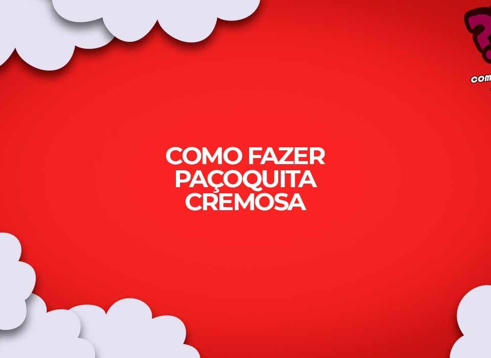 como fazer pacoquita cremosa receita