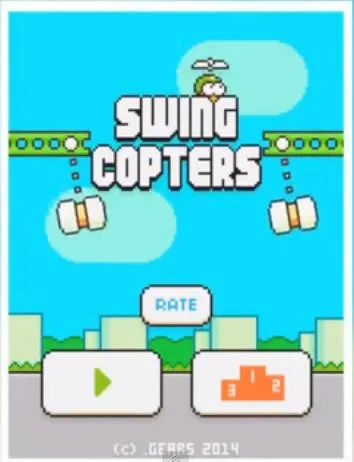 como jogar swing copters android