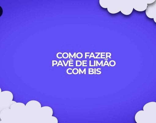 receita pave de limao bis como fazer