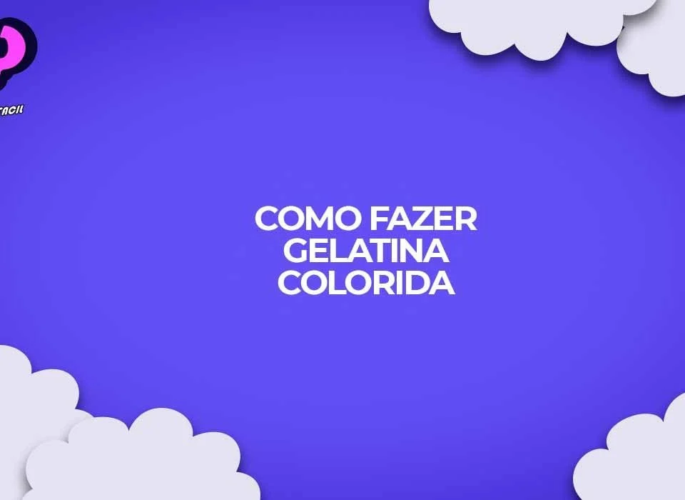 gelatina colorida sobremesa