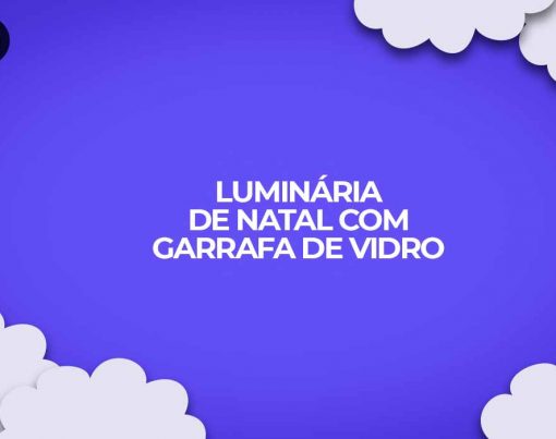 luminaria garrafa vidro natal