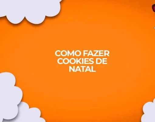 mini cookies de natal com canela