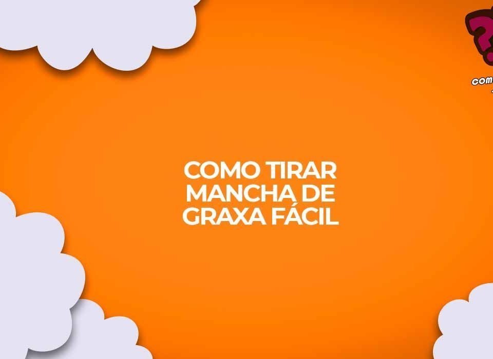 como tirar mancha graxa oleo