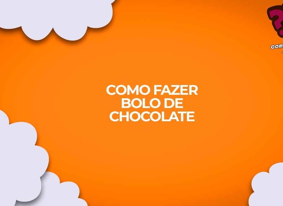 receita bolo de chocolate simples facil