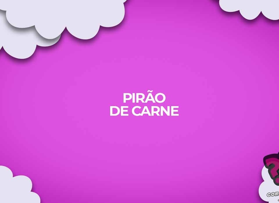 como fazer pirao de carne ossobuco