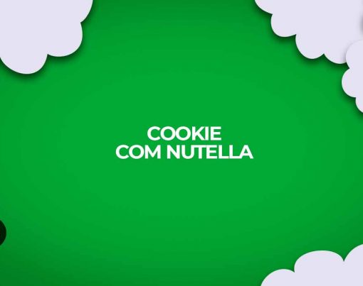 receita como fazer cookie com nutella