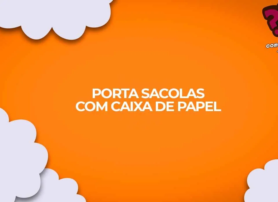 como fazer um porta sacolas com caixa de lencos de papel