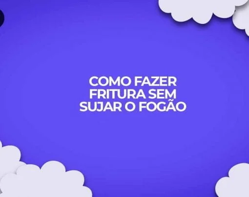 como fritar sem sujar o fogao