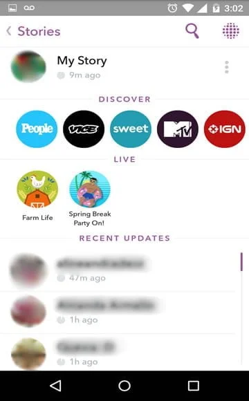 historia do dia snapchat