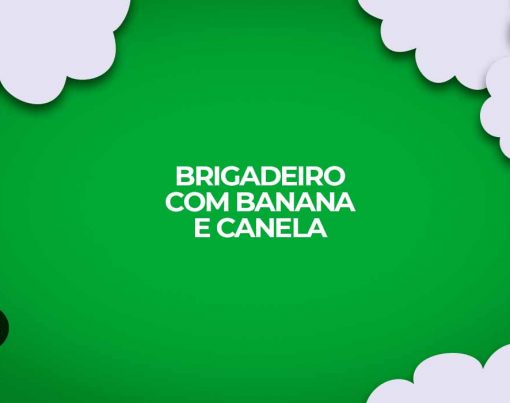 receita de brigadeiro com banana e canela