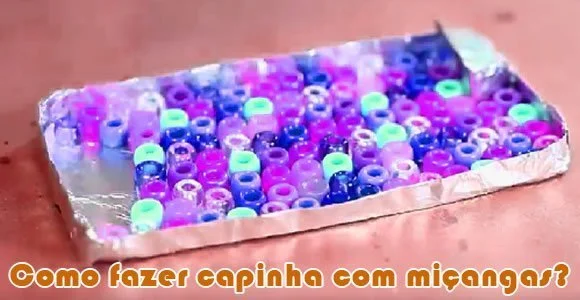 como fazer capinha com micangas