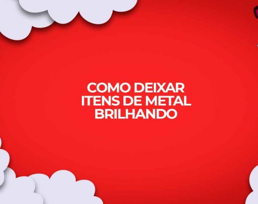 como limpar itens de metal banheiro