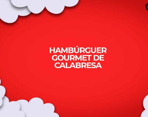 hamburguer caseiro gourmet de calabresa