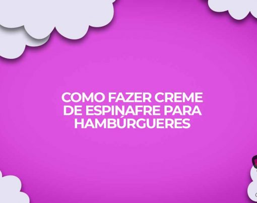 como fazer creme de espinafre hamburguer