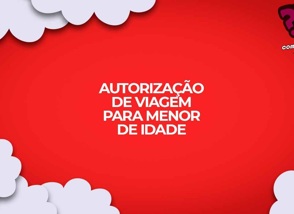 formulario viagem menor de idade