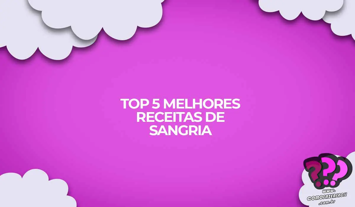 sangria top receitas brasil