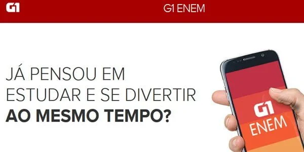 aplicativo g1 enem 2018