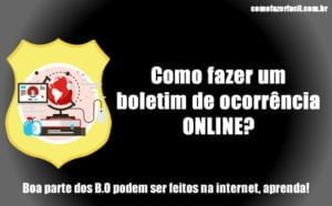 Como Fazer O BO Online Da Perca/furto De Documentos E Outros