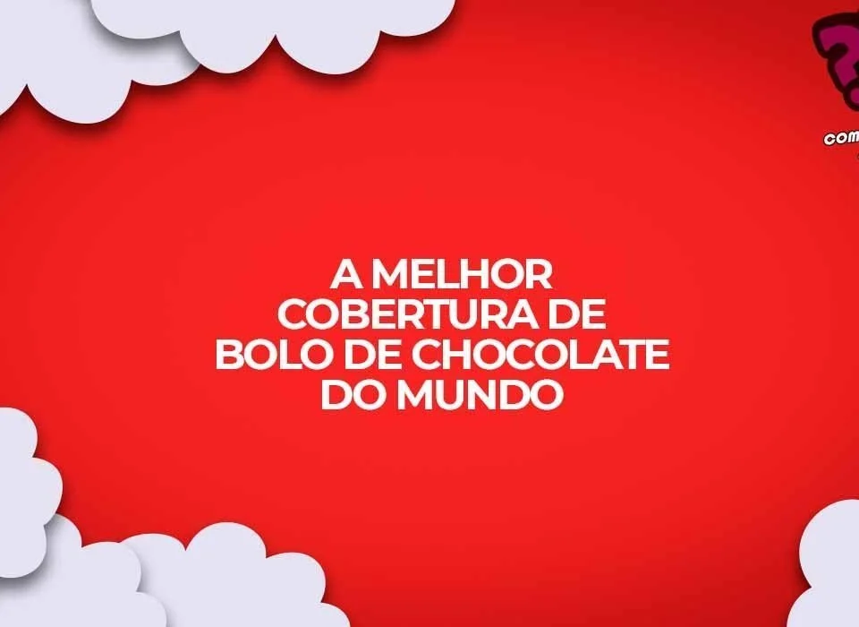 receita melhor cobertura chocolate bolo cenoura