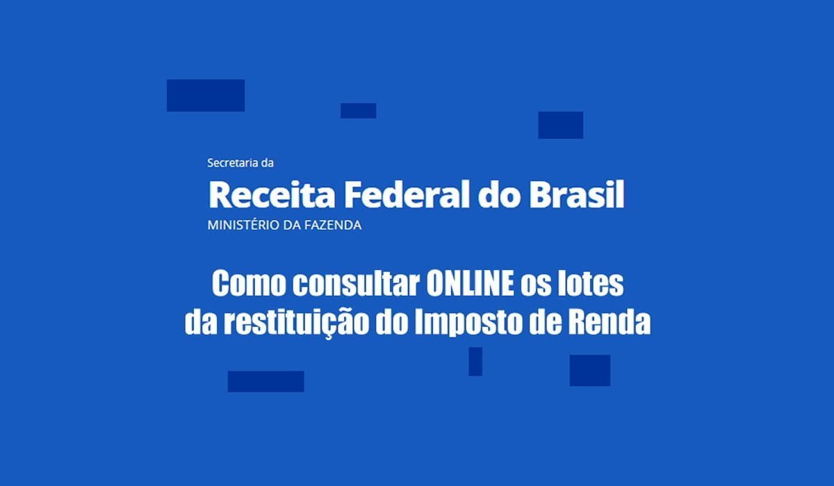 Como fazer para consultar lote de restituição do Imposto de Renda online