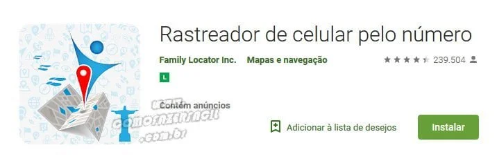 rastreador smartphone pelo numero app