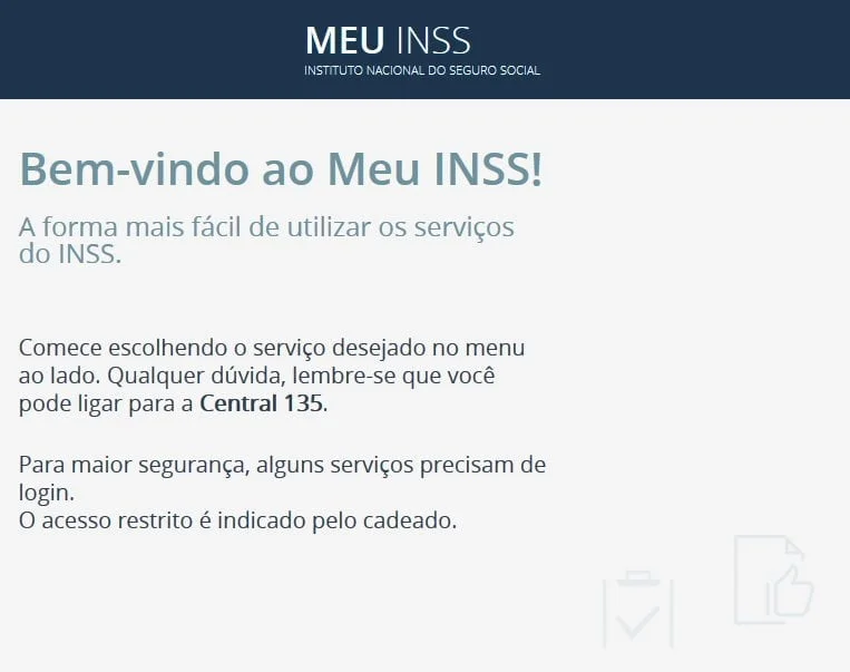 meu inss senha banco do brasil