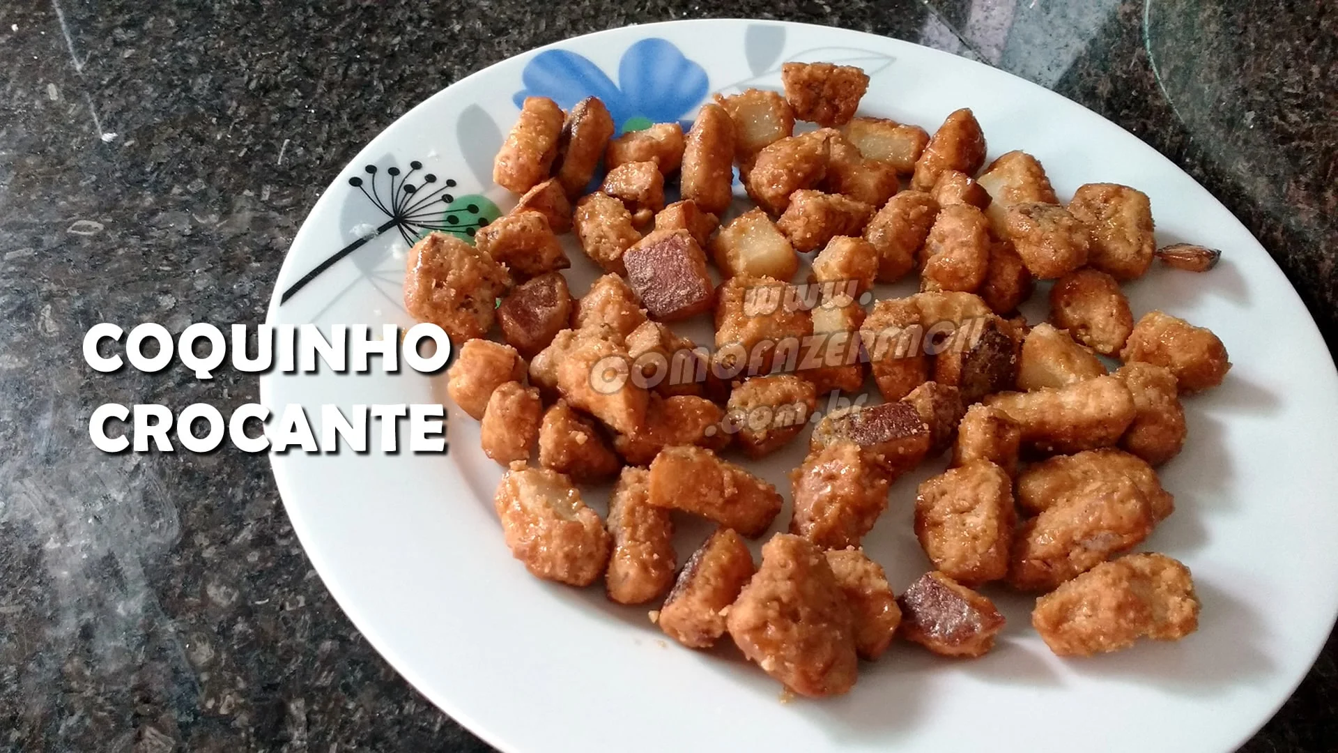 receita como fazer coquinho doce crocante coco caramelizado