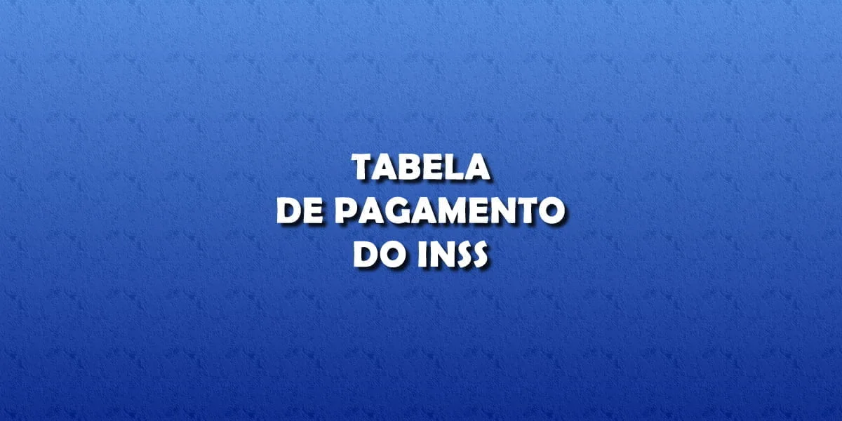 tabela pagamento inss oficial de 2019