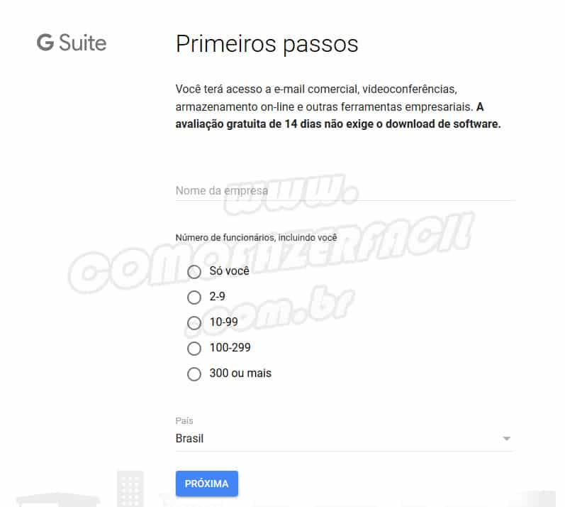 Gsuite email gmail profissional como fazer