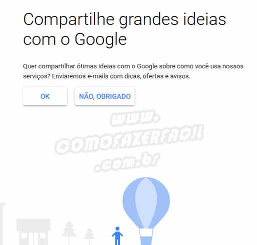 receba noticias sobre as novidades google