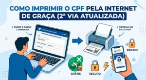 Como Imprimir o CPF Pela Internet de Graça (2ª Via Atualizada).