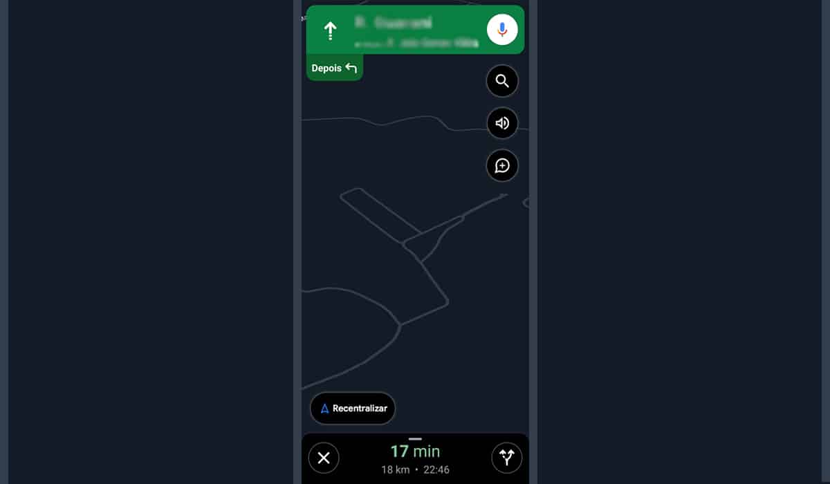 como ativar modo noturno do google maps app android