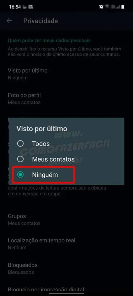 como ficar invisivel no whatsapp 5