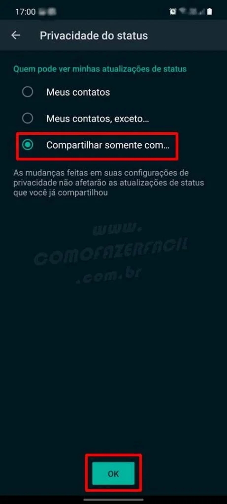 como ficar invisivel no whatsapp 8