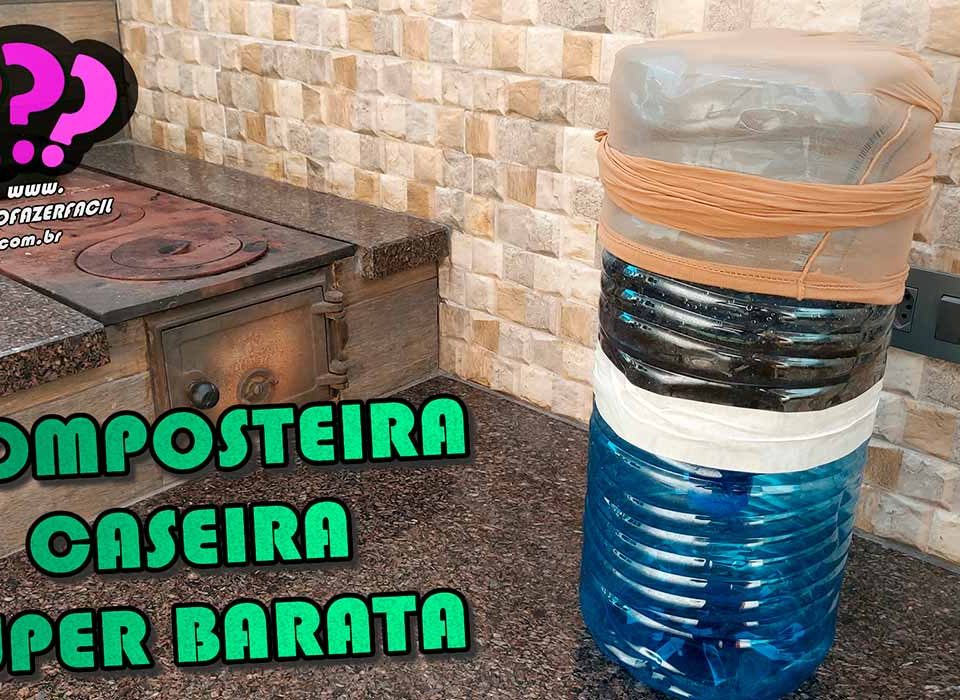 Como Fazer Composteira De Pobre Com Garrafa PET