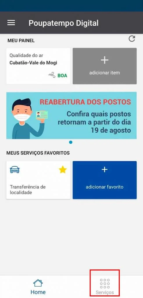 gerando transferência de veículos online