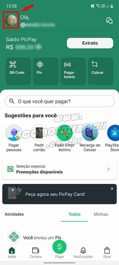 Como acessar o chat do PicPay para resolver problemas