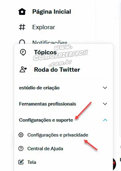 Bloqueando assuntos sobre BBB no Twitter.