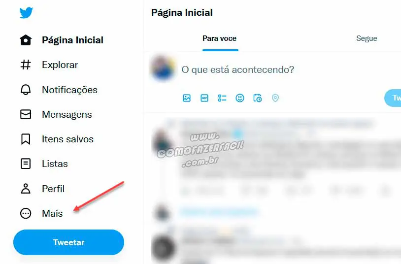 Como bloquear assuntos sobre BBB no Twitter.