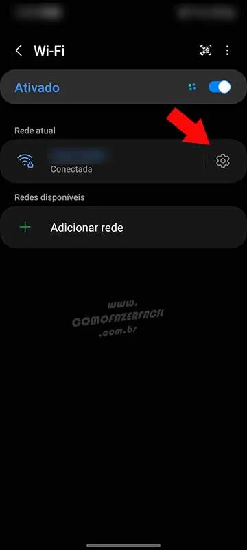 Descobrindo a senha de conexão wifi com celular Android.