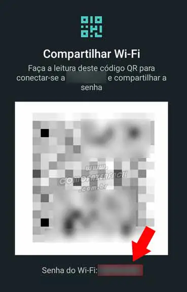 Sabendo a senha do wifi.