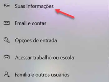 Acessando informações de login do Windows.