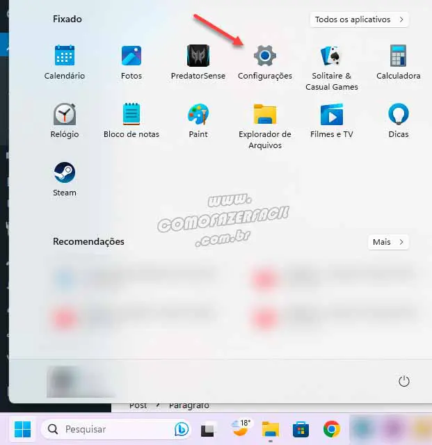 como espelhar a tela do celular no Windows 10 e 11.
